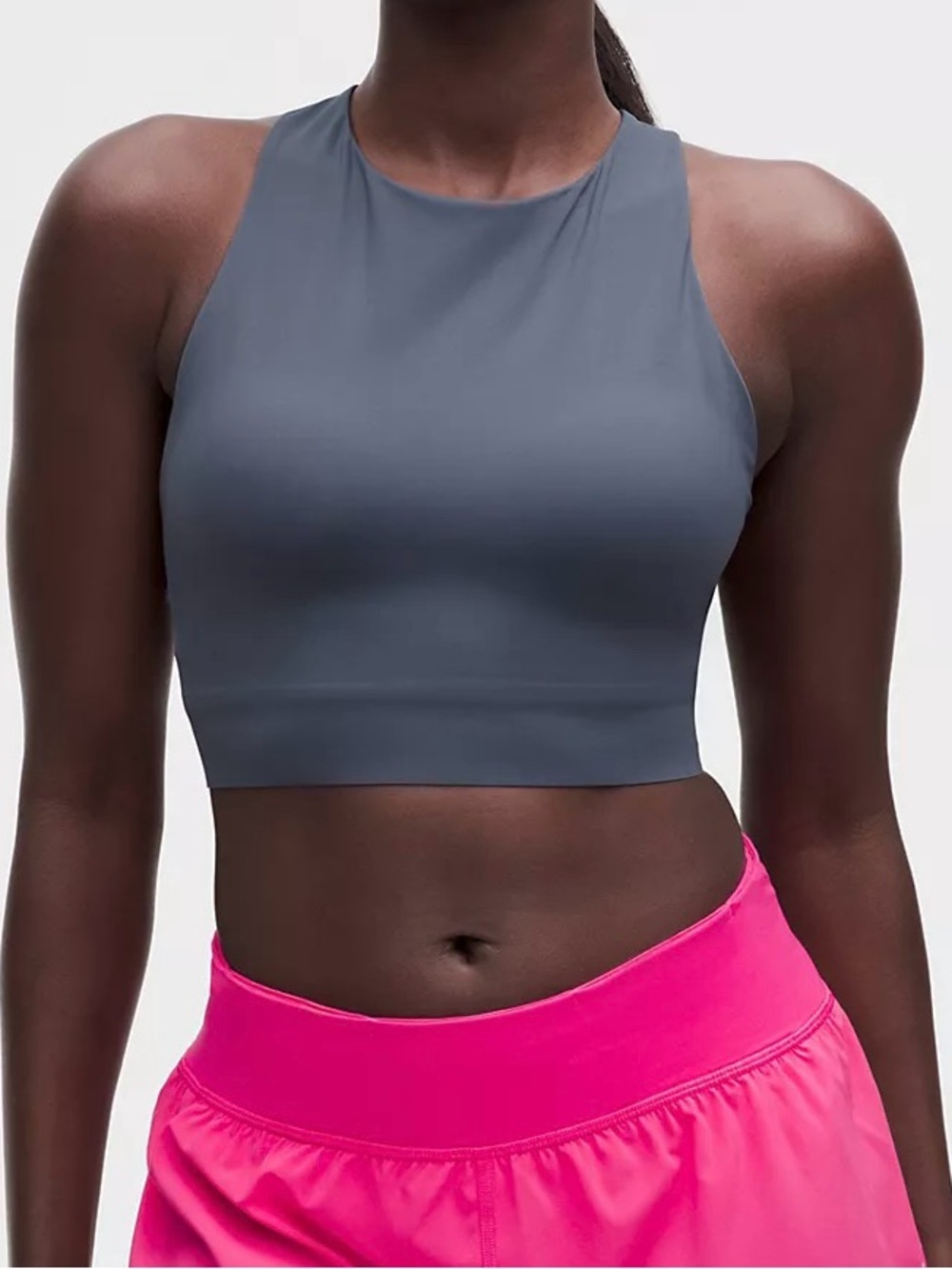 NWT Lululemon Fast and Free Bra Medium Support, B/C Cup in Dusty Diamond